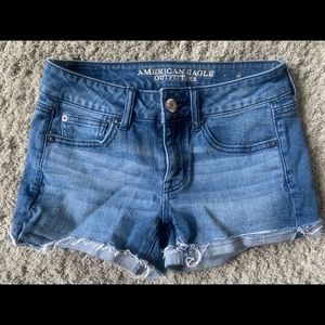 American eagle jean shorts